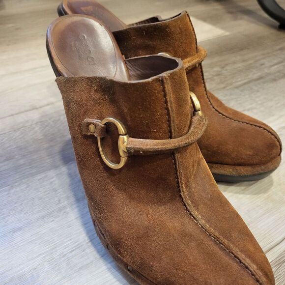 Gucci brown suede mules - Picture 9 of 10